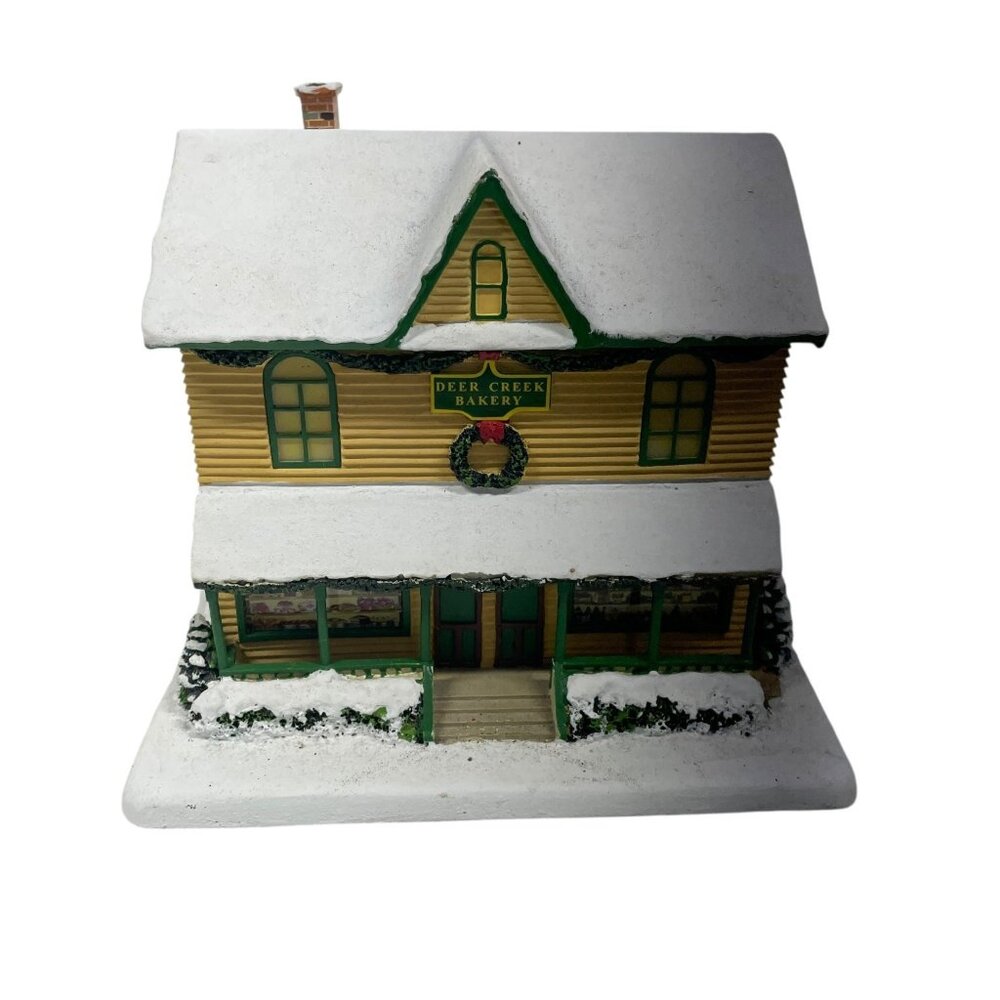 Hawthorne Village Deer‎ Creek Bakery Christmas Collectible 2004 7.5W